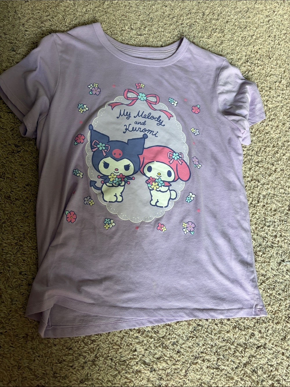 Sanrio Lavender My Melody & Kuromi Graphic Tee